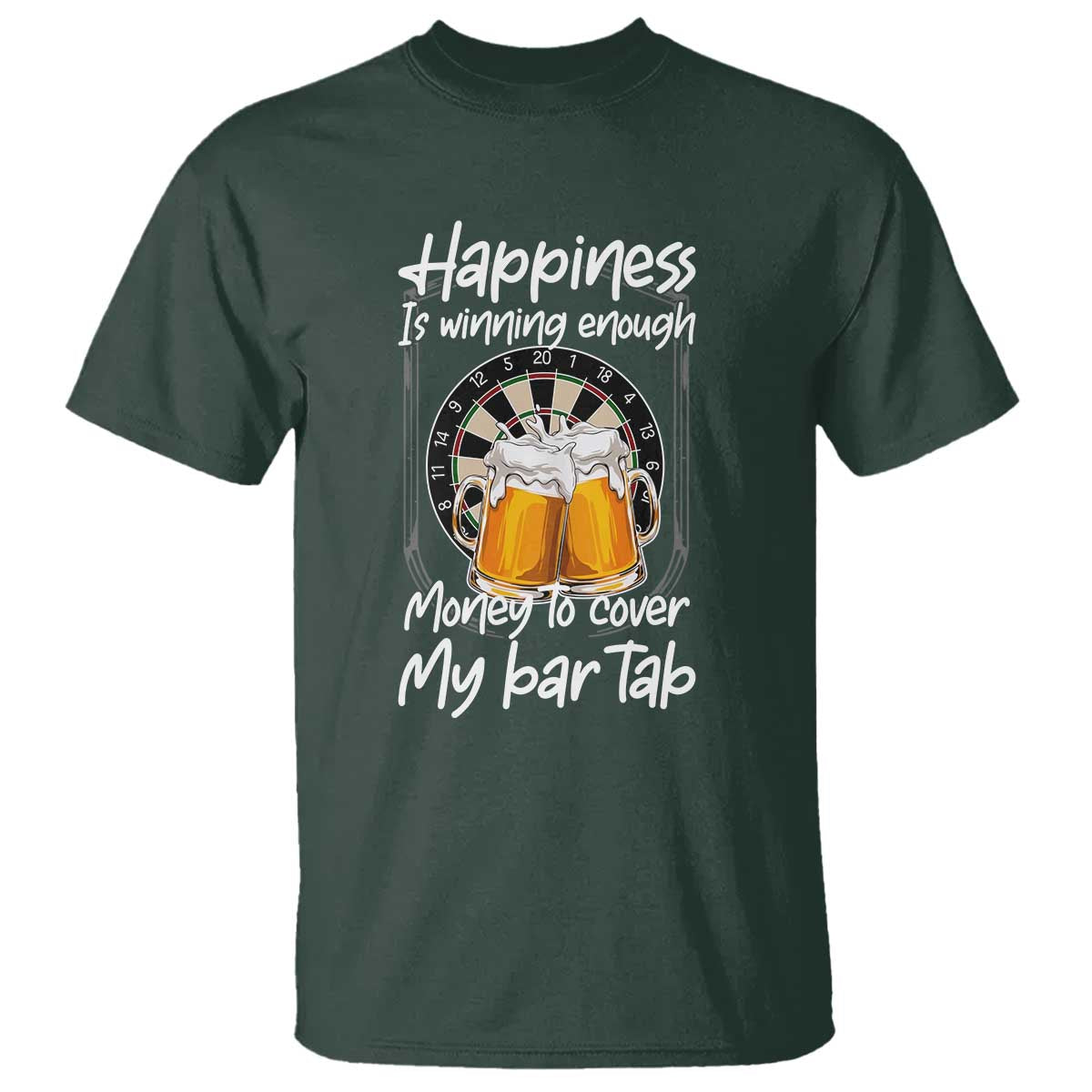 Bar Tab Darts Player Gift T Shirt Winning Money To Cover My Bar Tab - Wonder Print Shop