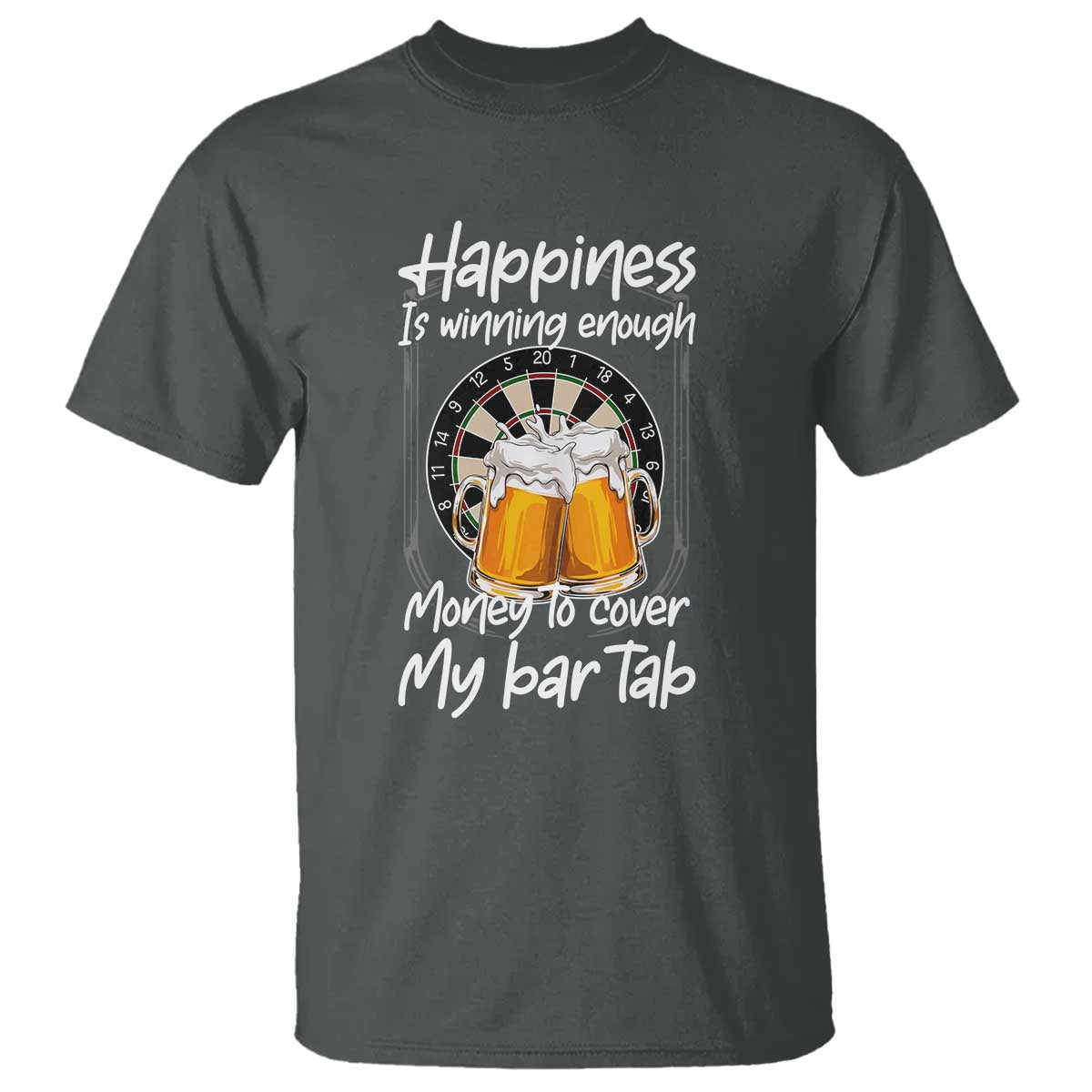 Bar Tab Darts Player Gift T Shirt Winning Money To Cover My Bar Tab - Wonder Print Shop