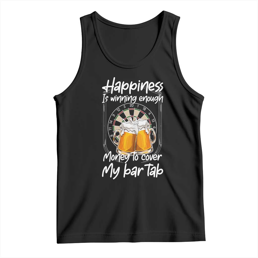 Bar Tab Darts Player Gift Tank Top Winning Money To Cover My Bar Tab - Wonder Print Shop