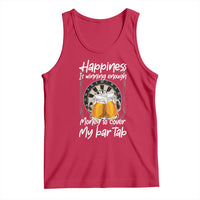 Bar Tab Darts Player Gift Tank Top Winning Money To Cover My Bar Tab - Wonder Print Shop