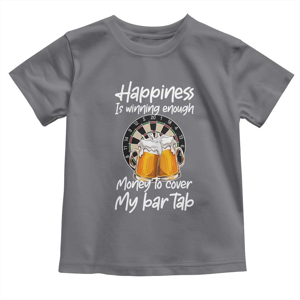 Bar Tab Darts Player Gift Toddler T Shirt Winning Money To Cover My Bar Tab - Wonder Print Shop