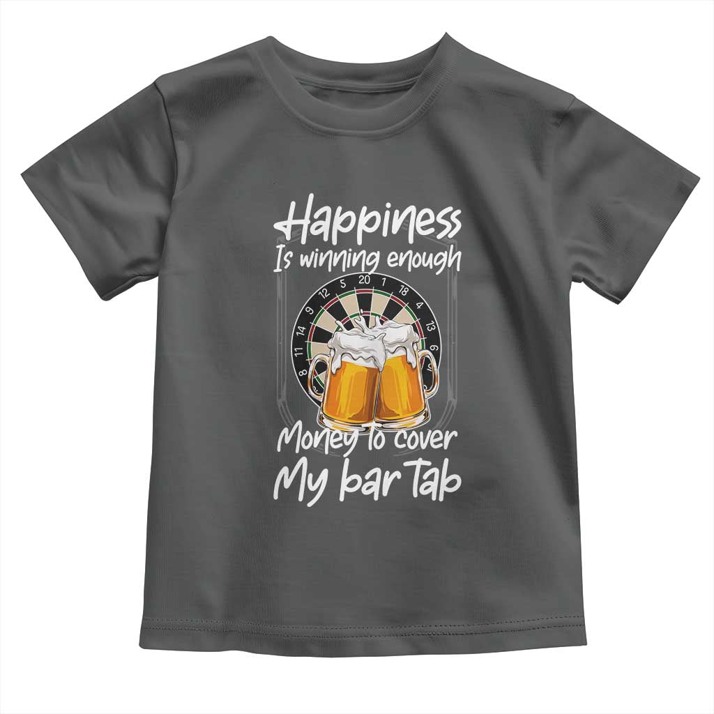 Bar Tab Darts Player Gift Toddler T Shirt Winning Money To Cover My Bar Tab - Wonder Print Shop