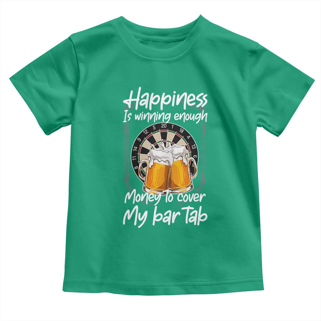Bar Tab Darts Player Gift Toddler T Shirt Winning Money To Cover My Bar Tab - Wonder Print Shop