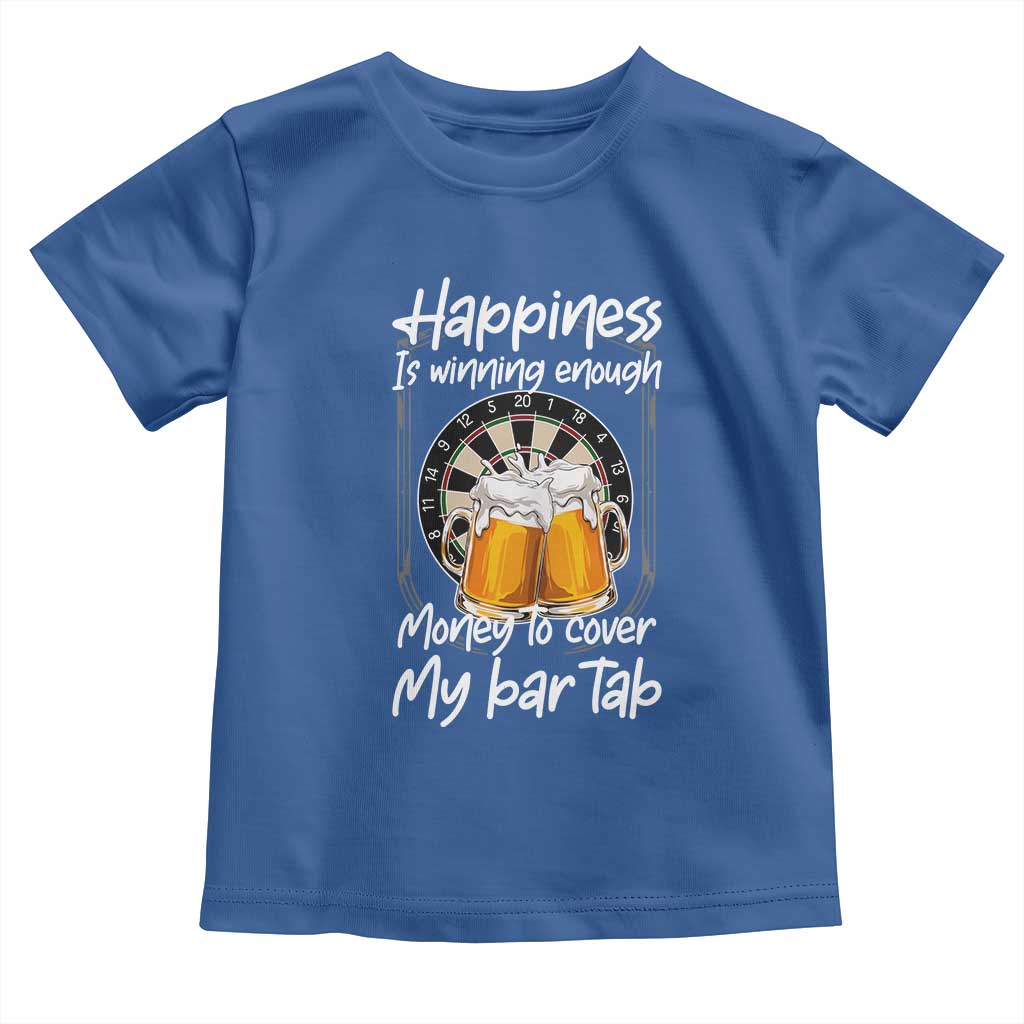 Bar Tab Darts Player Gift Toddler T Shirt Winning Money To Cover My Bar Tab - Wonder Print Shop