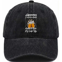 Bar Tab Darts Player Gift Washed Cotton Baseball Cap Winning Money To Cover My Bar Tab