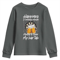 Bar Tab Darts Player Gift Youth Sweatshirt Winning Money To Cover My Bar Tab - Wonder Print Shop