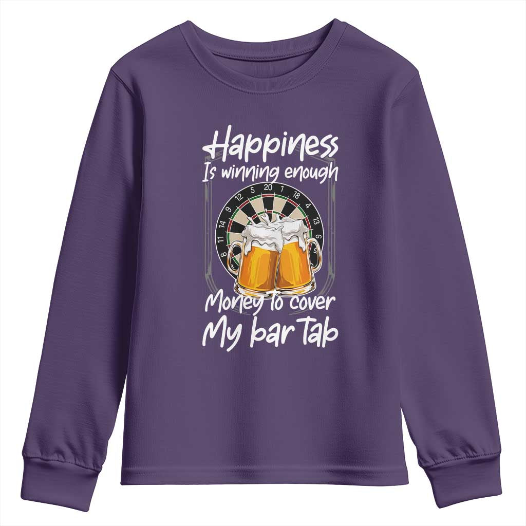 Bar Tab Darts Player Gift Youth Sweatshirt Winning Money To Cover My Bar Tab - Wonder Print Shop