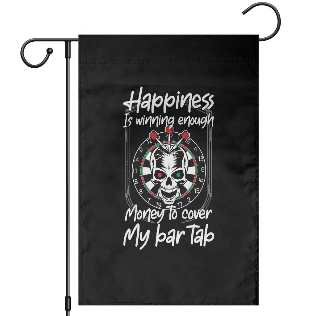 Darts Lover Drinking Game Garden Flag Winning Money To Cover My Bar Tab - Wonder Print Shop