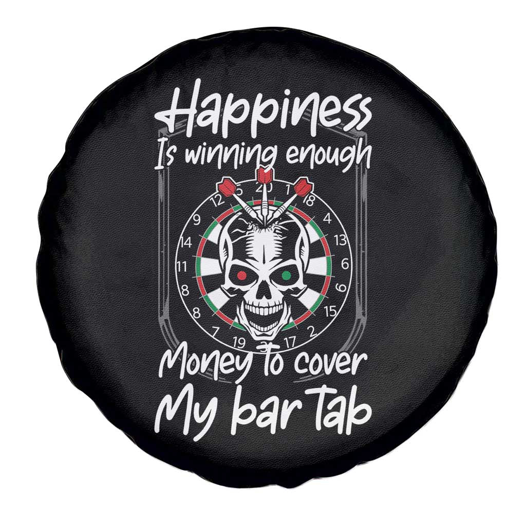 Darts Lover Drinking Game Spare Tire Cover Winning Money To Cover My Bar Tab - Wonder Print Shop
