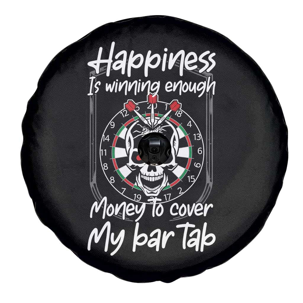 Darts Lover Drinking Game Spare Tire Cover Winning Money To Cover My Bar Tab - Wonder Print Shop
