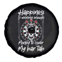 Darts Lover Drinking Game Spare Tire Cover Winning Money To Cover My Bar Tab - Wonder Print Shop