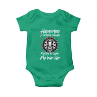 Darts Lover Drinking Game Baby Onesie Winning Money To Cover My Bar Tab - Wonder Print Shop