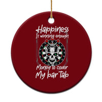 Darts Lover Drinking Game Ceramic Ornament Winning Money To Cover My Bar Tab - Wonder Print Shop