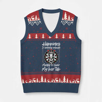 Darts Lover Drinking Game V-Neck Knit Sweater Vest Winning Money To Cover My Bar Tab - Wonder Print Shop