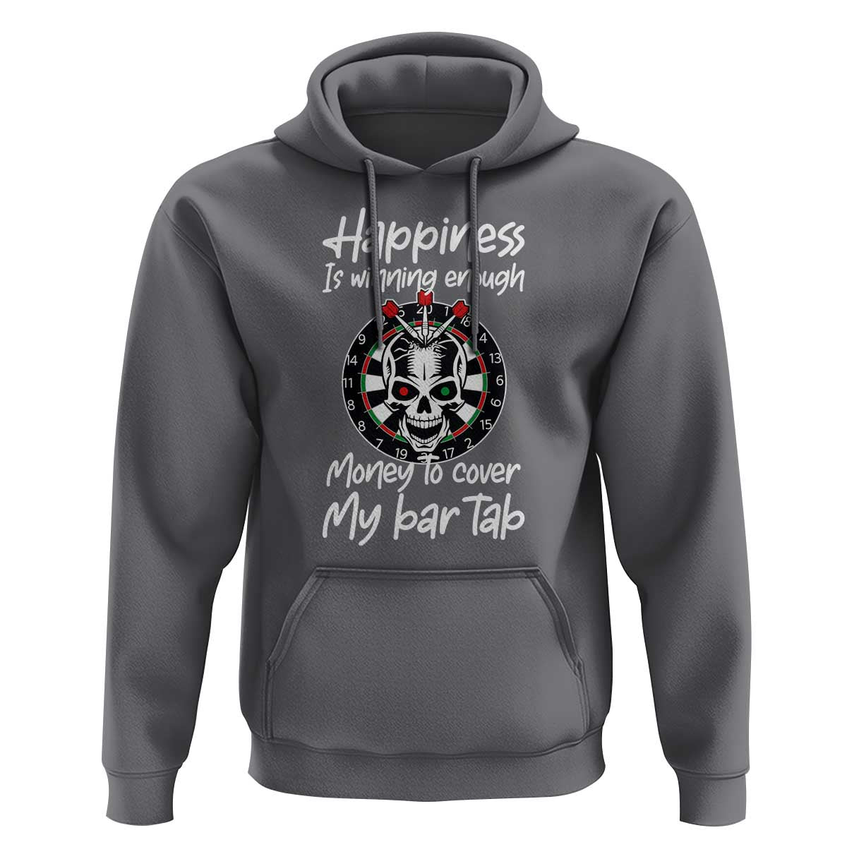 Darts Lover Drinking Game Hoodie Winning Money To Cover My Bar Tab - Wonder Print Shop