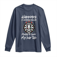 Darts Lover Drinking Game Long Sleeve Shirt Winning Money To Cover My Bar Tab - Wonder Print Shop