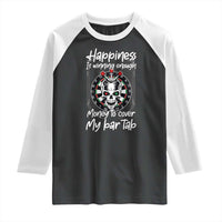 Darts Lover Drinking Game Raglan Shirt Winning Money To Cover My Bar Tab - Wonder Print Shop