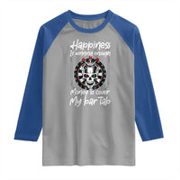 Darts Lover Drinking Game Raglan Shirt Winning Money To Cover My Bar Tab - Wonder Print Shop