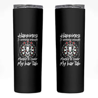Darts Lover Drinking Game Skinny Tumbler Winning Money To Cover My Bar Tab - Wonder Print Shop