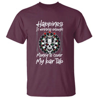 Darts Lover Drinking Game T Shirt Winning Money To Cover My Bar Tab - Wonder Print Shop