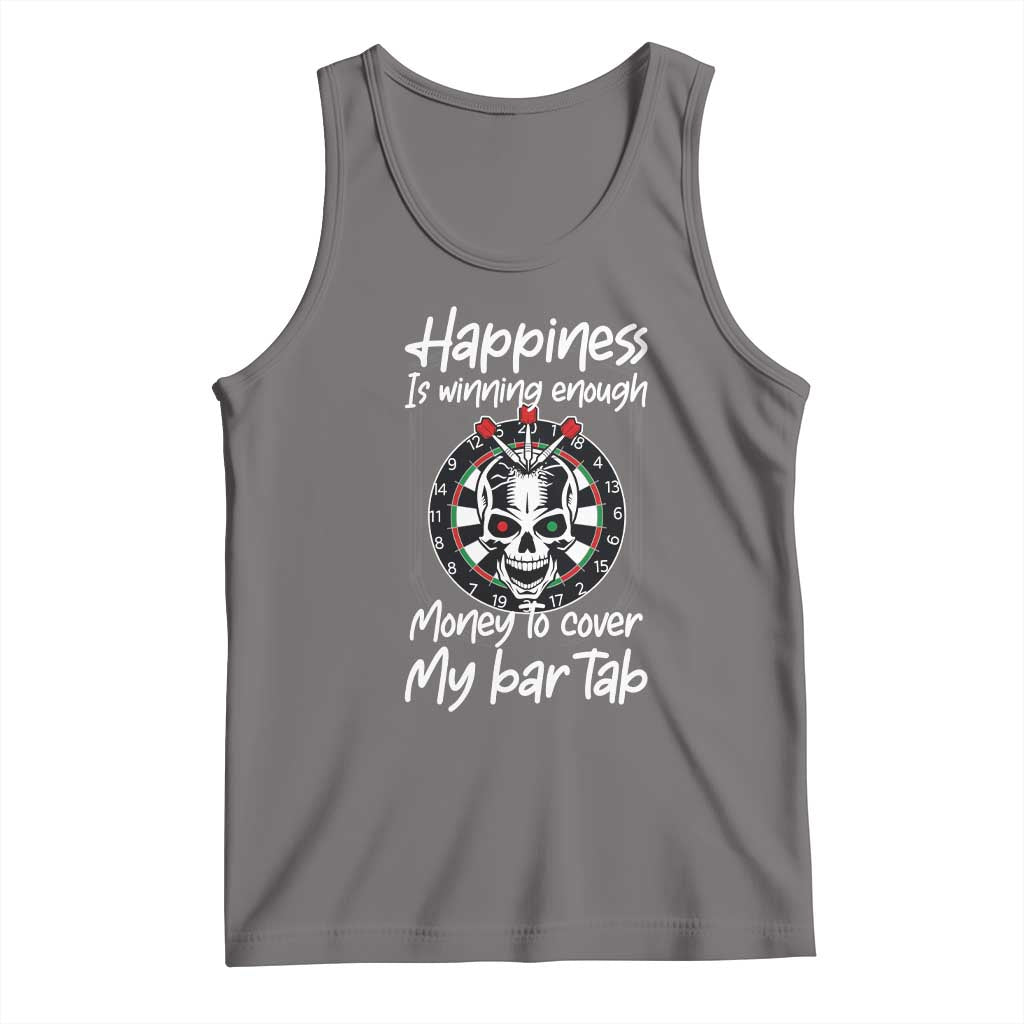 Darts Lover Drinking Game Tank Top Winning Money To Cover My Bar Tab - Wonder Print Shop