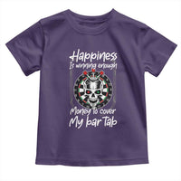 Darts Lover Drinking Game Toddler T Shirt Winning Money To Cover My Bar Tab - Wonder Print Shop