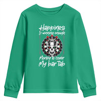 Darts Lover Drinking Game Youth Sweatshirt Winning Money To Cover My Bar Tab - Wonder Print Shop