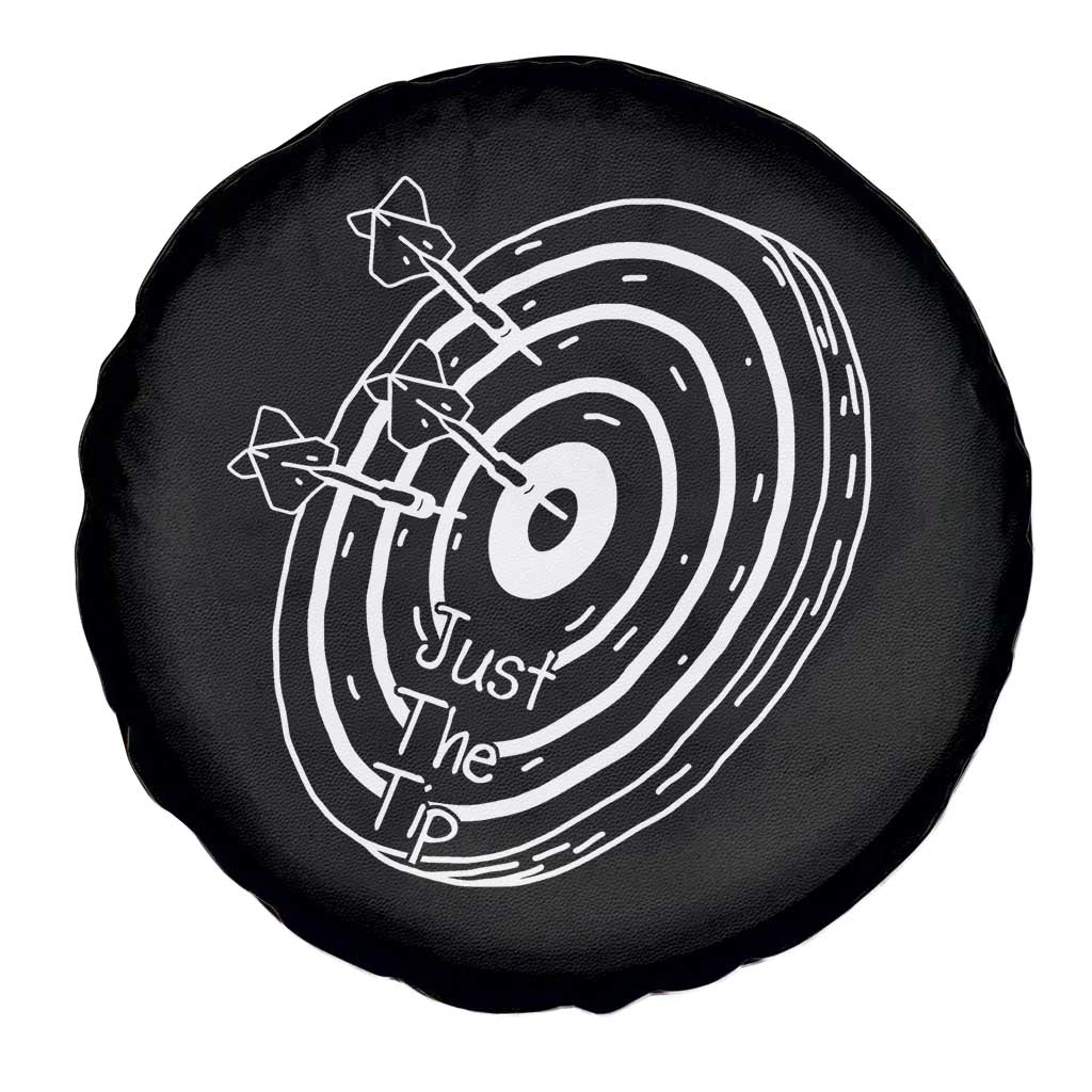 Funny Dirty Humor Dart Player Spare Tire Cover Just The Tip - Wonder Print Shop