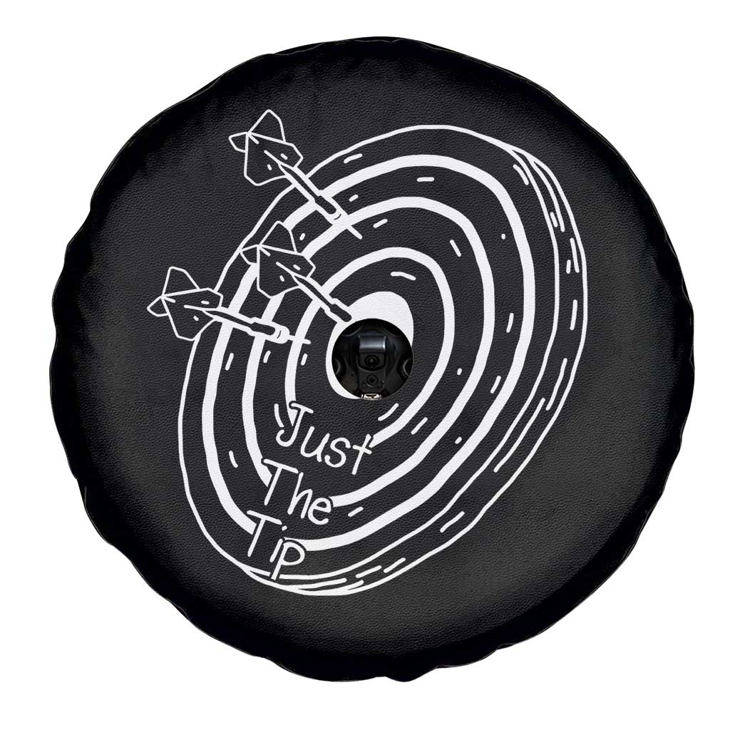 Funny Dirty Humor Dart Player Spare Tire Cover Just The Tip - Wonder Print Shop