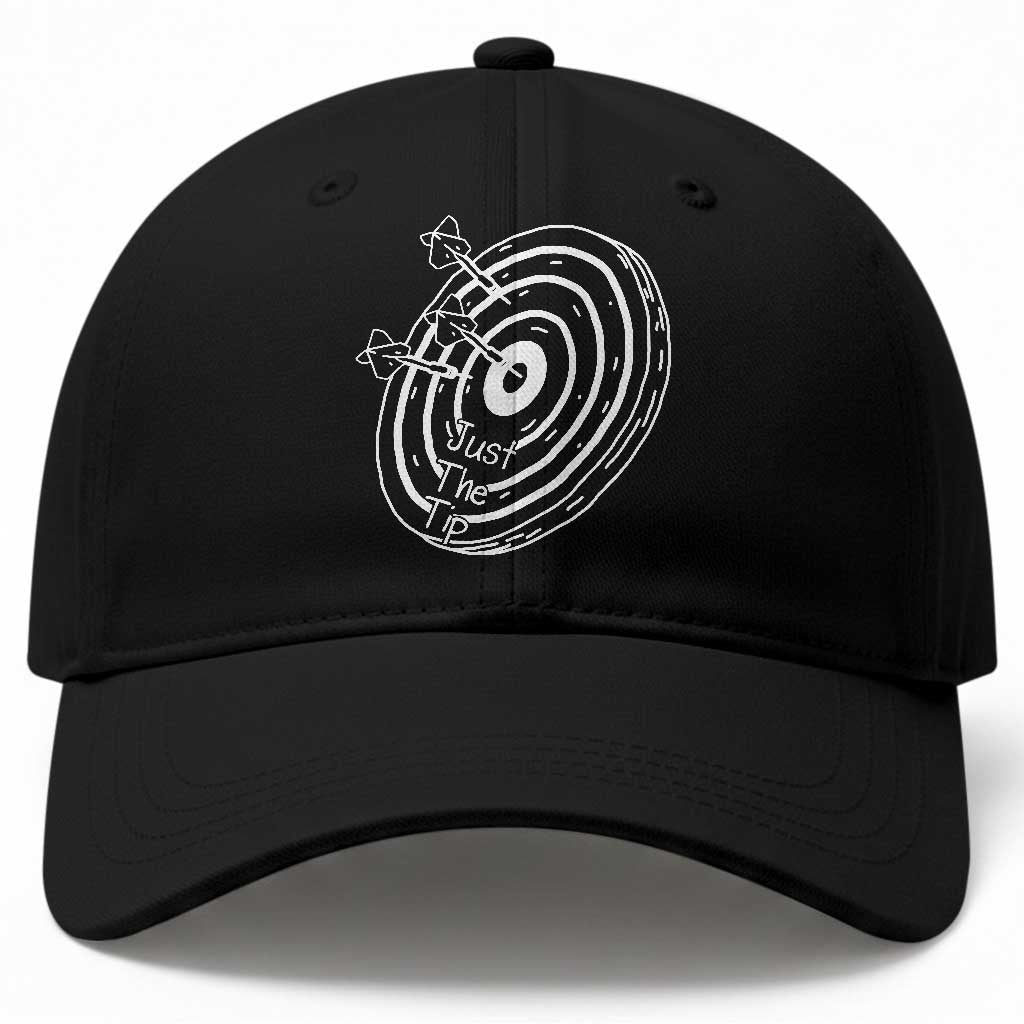 Funny Dirty Humor Dart Player Baseball Cap Just The Tip