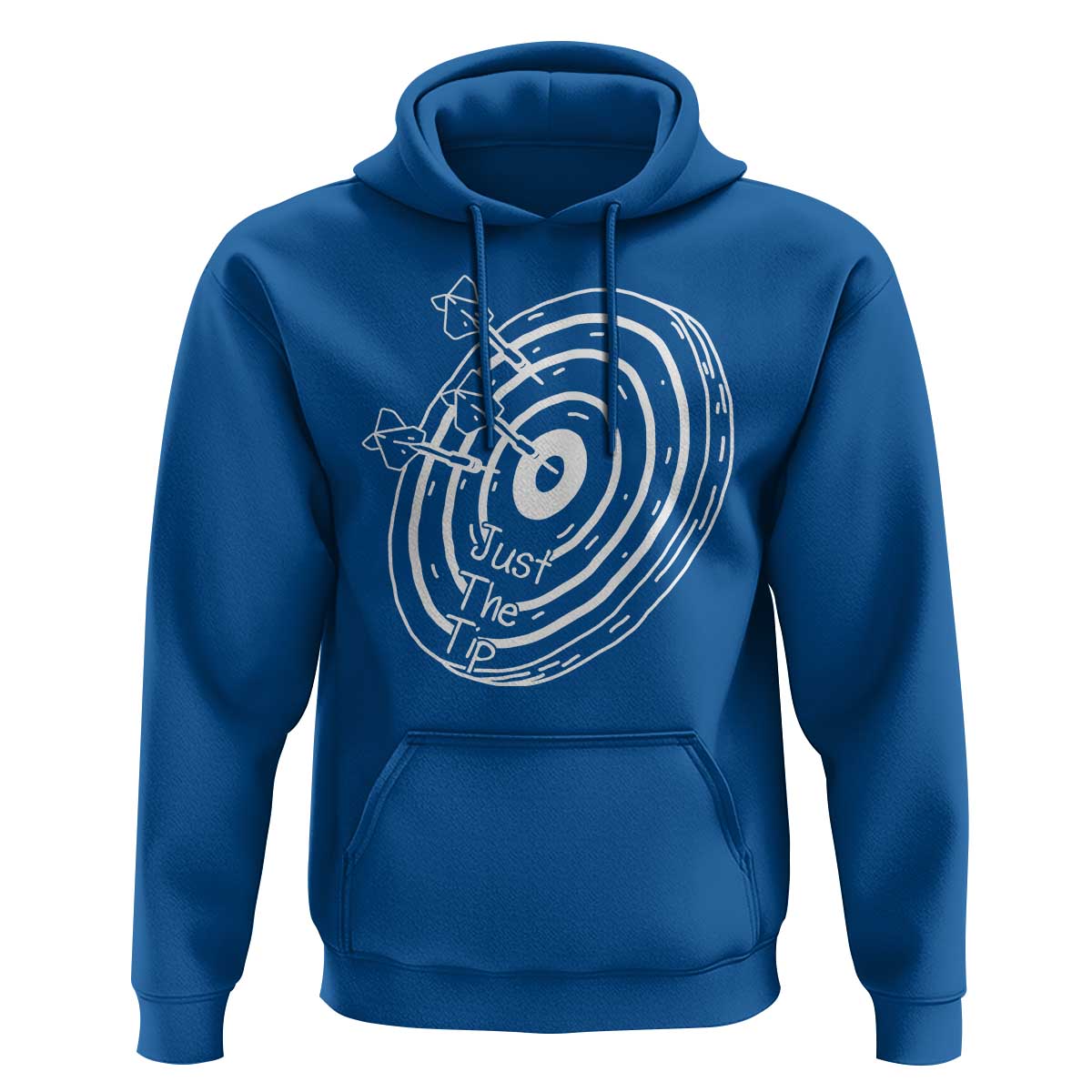 Funny Dirty Humor Dart Player Hoodie Just The Tip - Wonder Print Shop