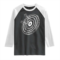 Funny Dirty Humor Dart Player Raglan Shirt Just The Tip - Wonder Print Shop