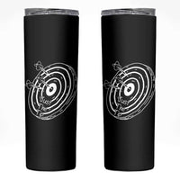 Funny Dirty Humor Dart Player Skinny Tumbler Just The Tip - Wonder Print Shop