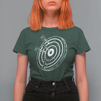 Funny Dirty Humor Dart Player T Shirt For Women Just The Tip - Wonder Print Shop