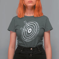 Funny Dirty Humor Dart Player T Shirt For Women Just The Tip - Wonder Print Shop