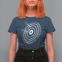 Funny Dirty Humor Dart Player T Shirt For Women Just The Tip - Wonder Print Shop