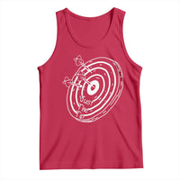 Funny Dirty Humor Dart Player Tank Top Just The Tip - Wonder Print Shop
