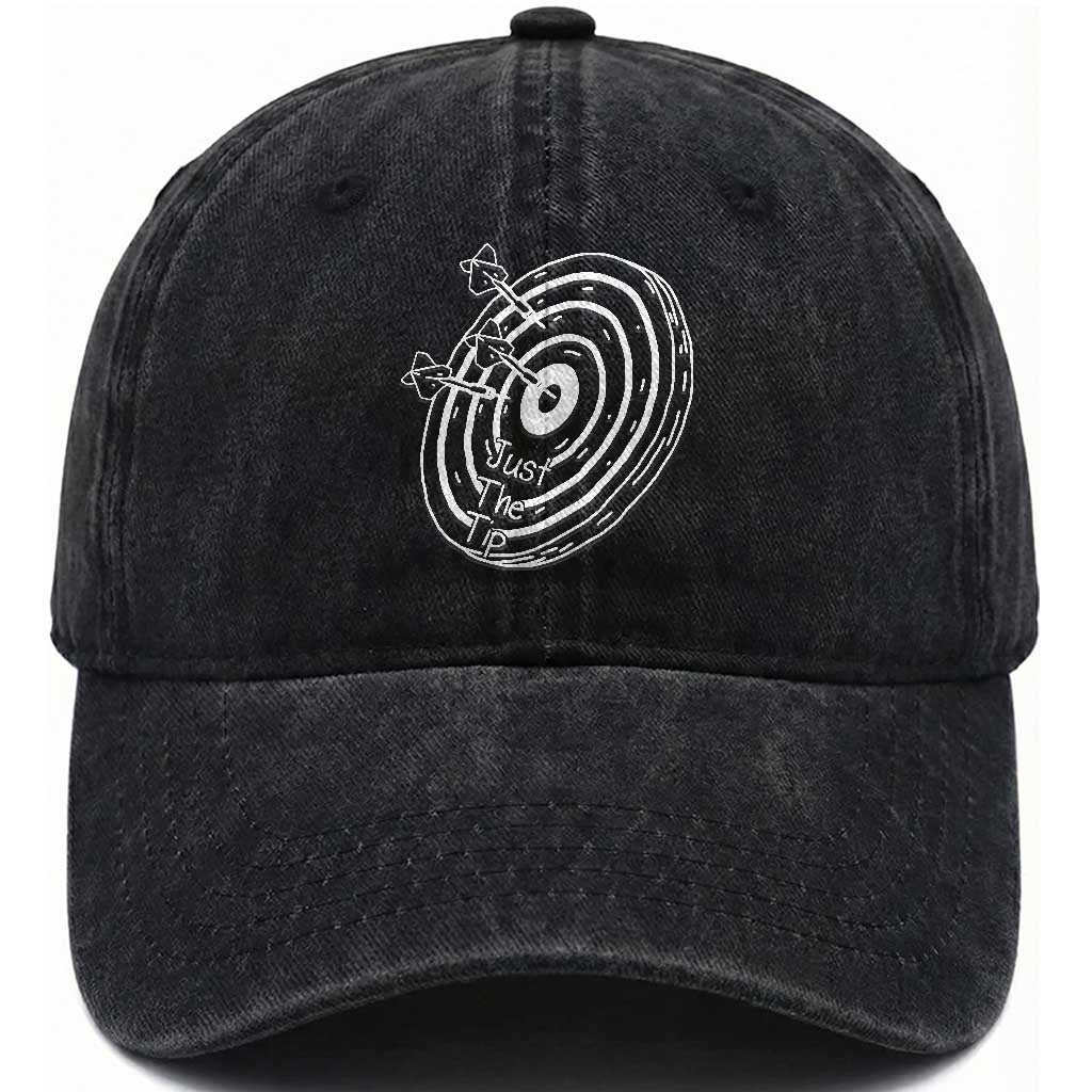 Funny Dirty Humor Dart Player Washed Cotton Baseball Cap Just The Tip