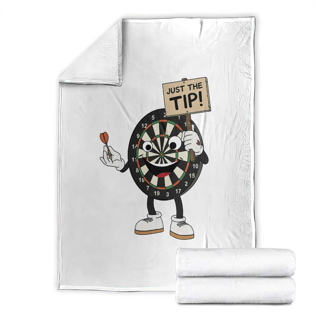 Just The Tip Quote Throw Blanket Dirty Humor Dartist Gift - Wonder Print Shop
