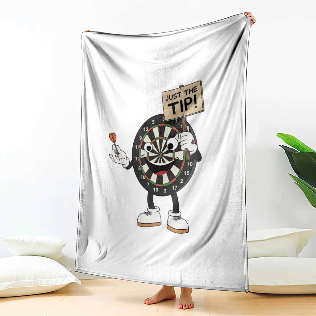 Just The Tip Quote Throw Blanket Dirty Humor Dartist Gift - Wonder Print Shop