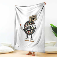 Just The Tip Quote Throw Blanket Dirty Humor Dartist Gift - Wonder Print Shop