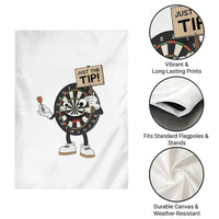 Just The Tip Quote Garden Flag Dirty Humor Dartist Gift - Wonder Print Shop
