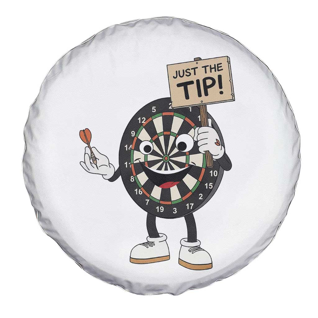 Just The Tip Quote Spare Tire Cover Dirty Humor Dartist Gift - Wonder Print Shop