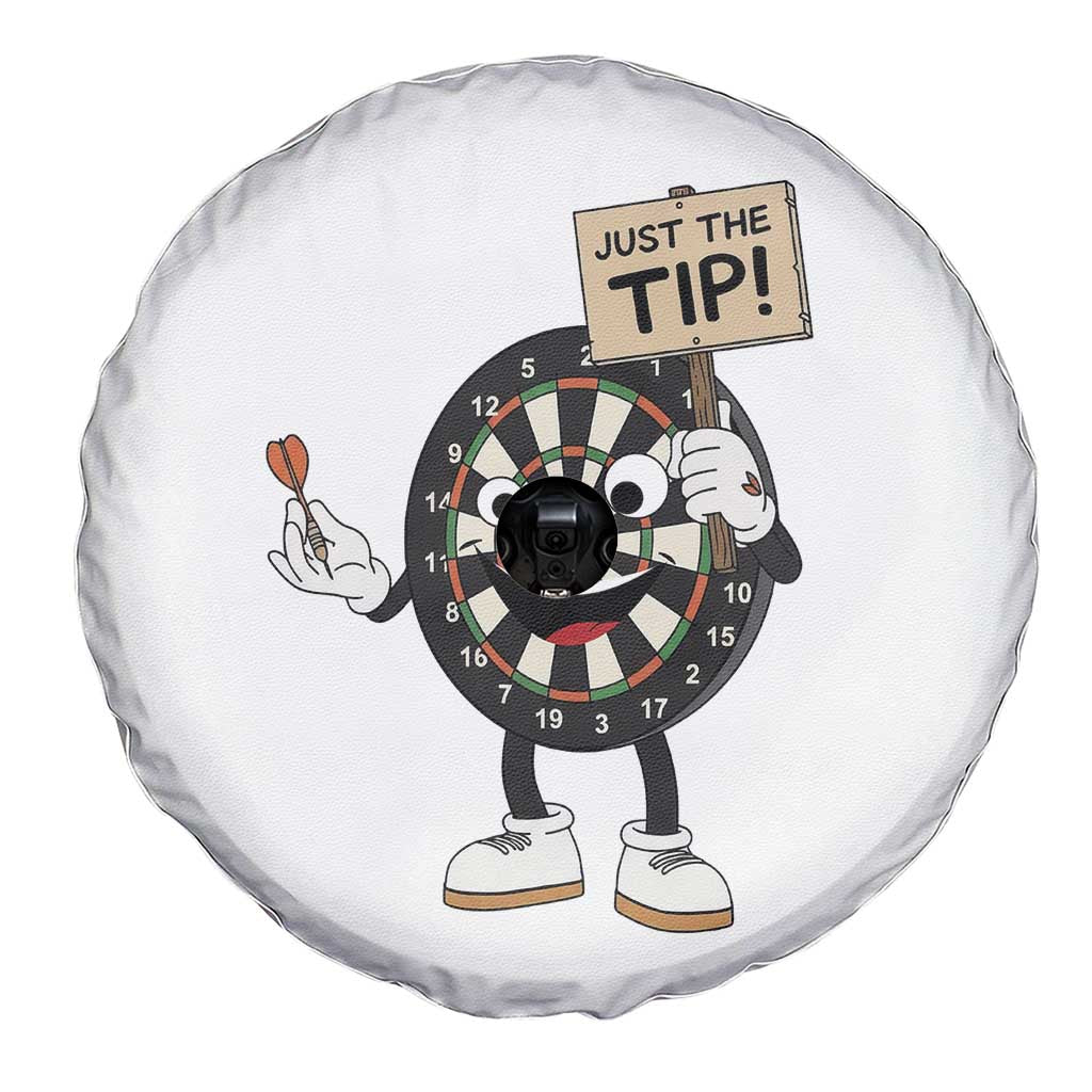 Just The Tip Quote Spare Tire Cover Dirty Humor Dartist Gift - Wonder Print Shop