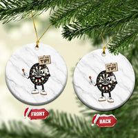 Just The Tip Quote Ceramic Ornament Dirty Humor Dartist Gift - Wonder Print Shop