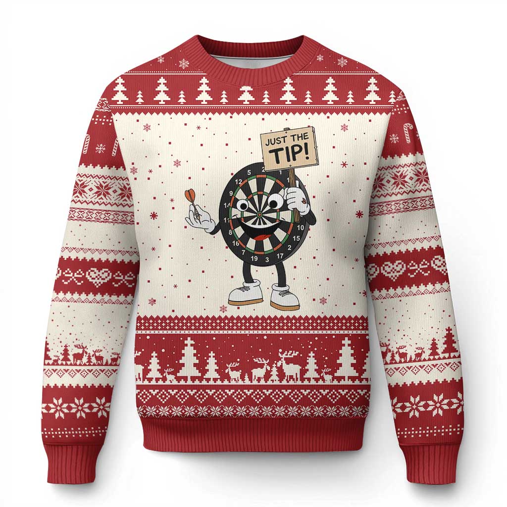Just The Tip Quote Ugly Christmas Sweater Dirty Humor Dartist Gift - Wonder Print Shop