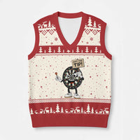 Just The Tip Quote V-Neck Knit Sweater Vest Dirty Humor Dartist Gift - Wonder Print Shop