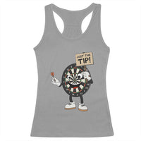 Just The Tip Quote Racerback Tank Top Dirty Humor Dartist Gift - Wonder Print Shop