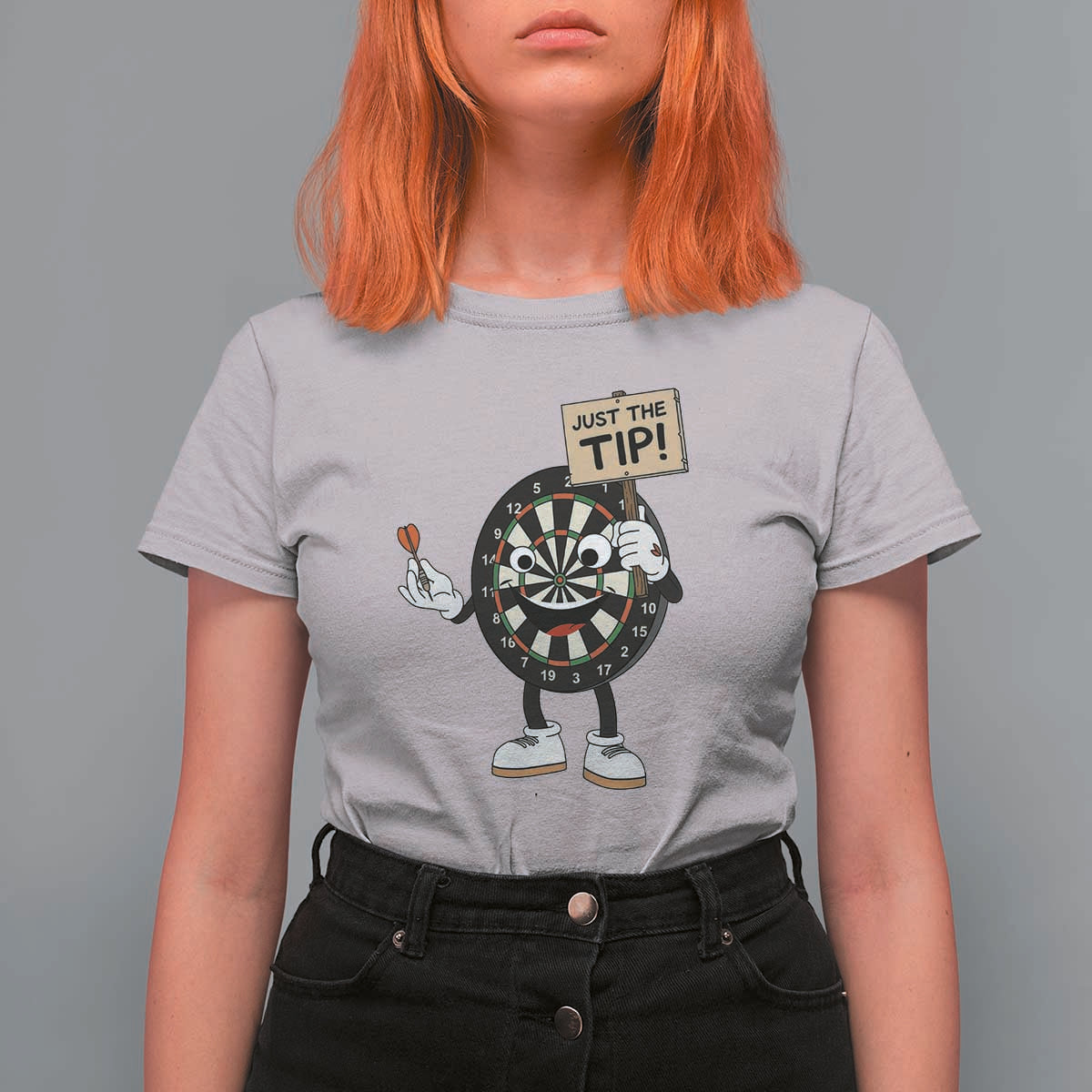 Just The Tip Quote T Shirt For Women Dirty Humor Dartist Gift - Wonder Print Shop