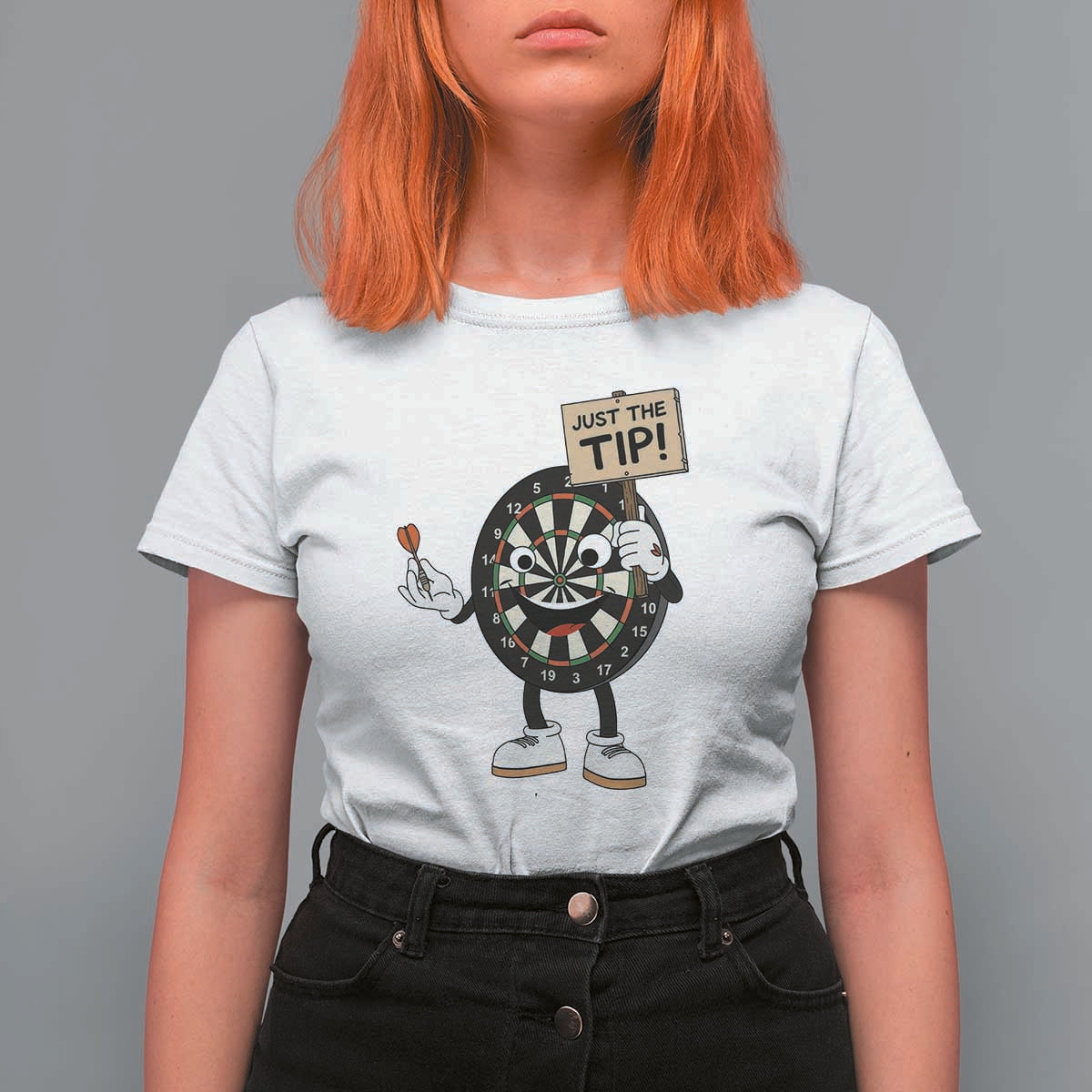Just The Tip Quote T Shirt For Women Dirty Humor Dartist Gift - Wonder Print Shop